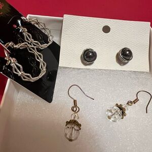 Earring Bundle of 3 Pairs